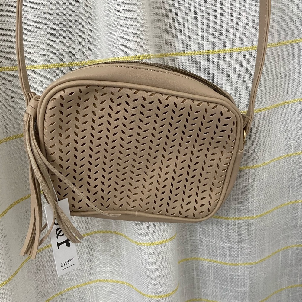 Tan Summer & Rose Crossbody